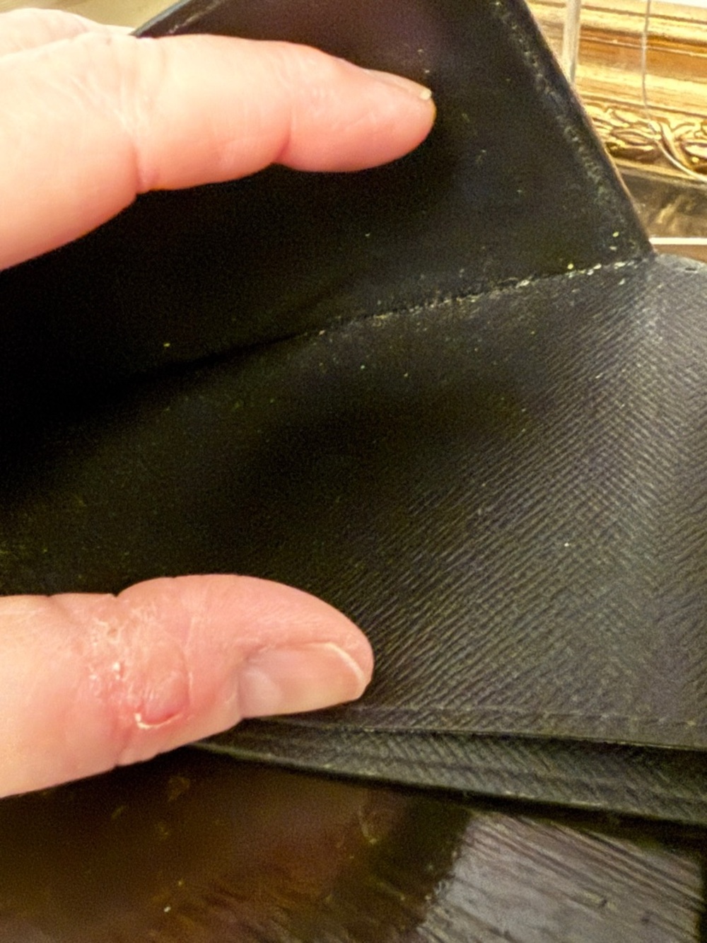 AUTH Louis Vuitton Monogram Eclipse Slim Wallet - Picture 10 of 16